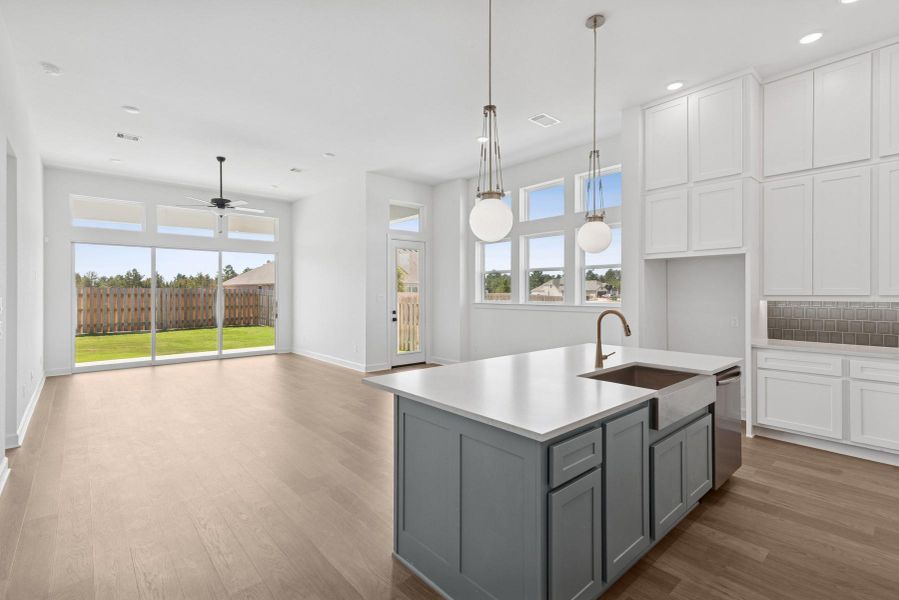 Furnished interior view inside a new home in Colton 45' Homesites, Todd Mission (Image 11). Furnished interior view inside a new home in Colton 45' Homesites, Todd Mission (Image 11).