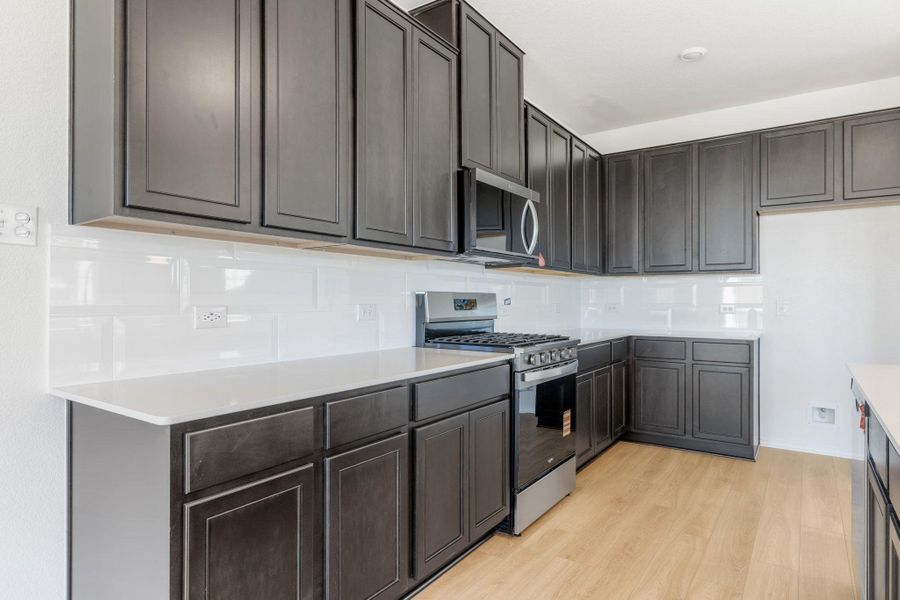 Furnished interior view inside a new home in Salerno - Heritage Collection, Round Rock (Image 14). Furnished interior view inside a new home in Salerno - Heritage Collection, Round Rock (Image 14).