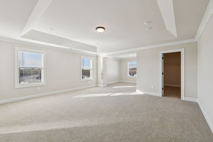 Spacious, unfurnished interior of a new home in Vines at Mill Creek - Legacy Series, Braselton (Image 19). Spacious, unfurnished interior of a new home in Vines at Mill Creek - Legacy Series, Braselton (Image 19).