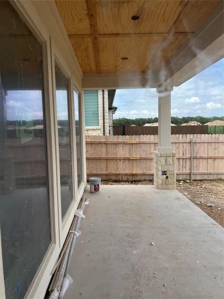 In-progress construction of a new home in Riverstone, Georgetown, TX (Image 26). In-progress construction of a new home in Riverstone, Georgetown, TX (Image 26).