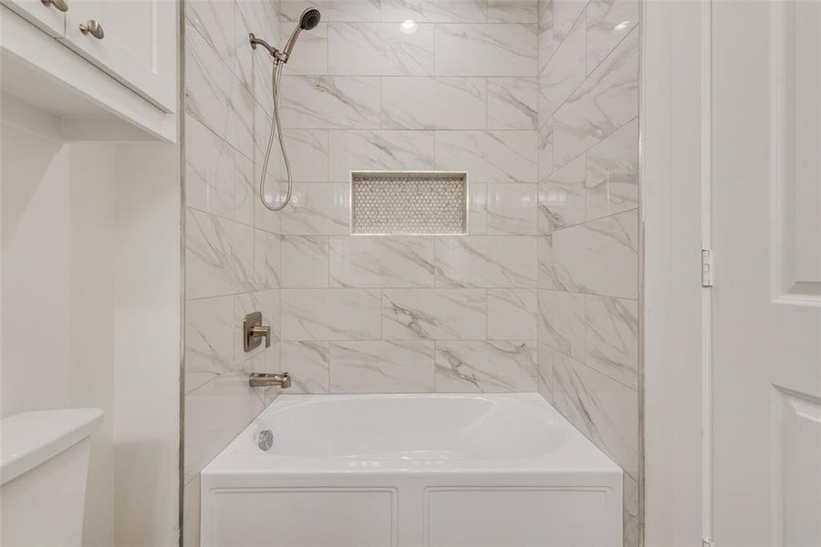 Close-up of interior finishes inside a home in , Dallas (Image 10).