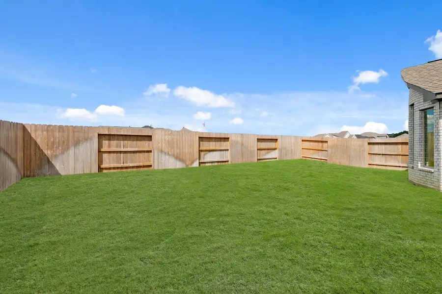 Exterior details and patio area of a home in The Trails, New Caney (Image 4). Exterior details and patio area of a home in The Trails, New Caney (Image 4).