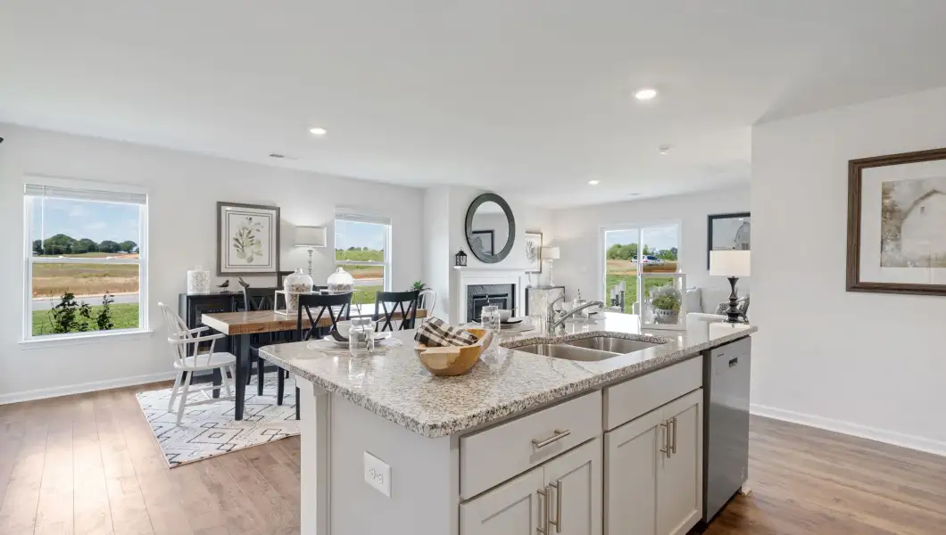 Furnished interior view inside a new home in Rocky River Ridge, Anderson (Image 12).