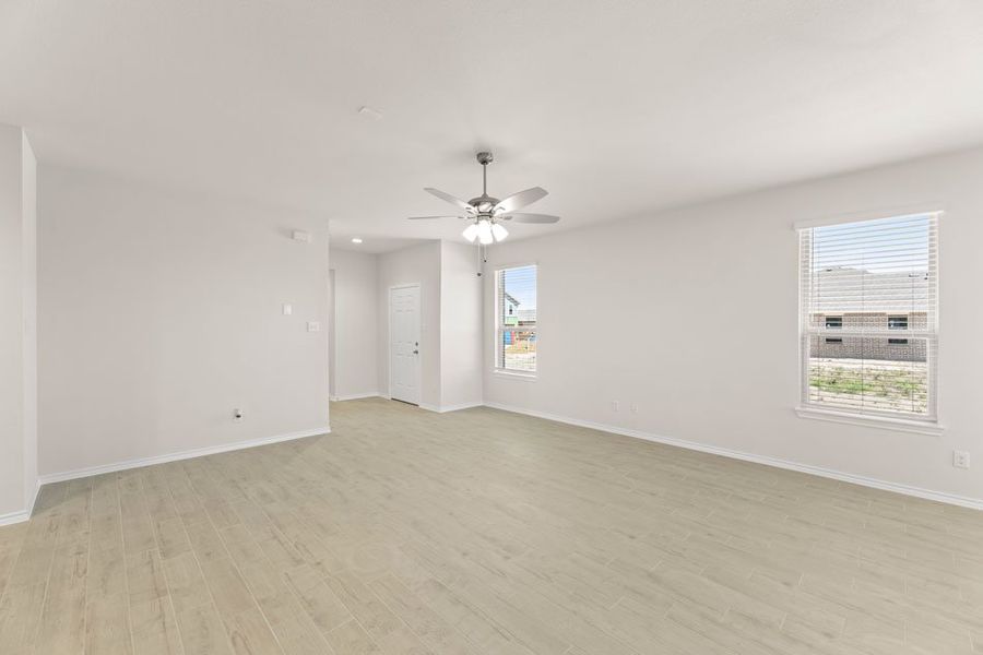 Front exterior of a new home in Northspur, Terrell, TX, highlighting curb appeal (Image 26). Front exterior of a new home in Northspur, Terrell, TX, highlighting curb appeal (Image 26).