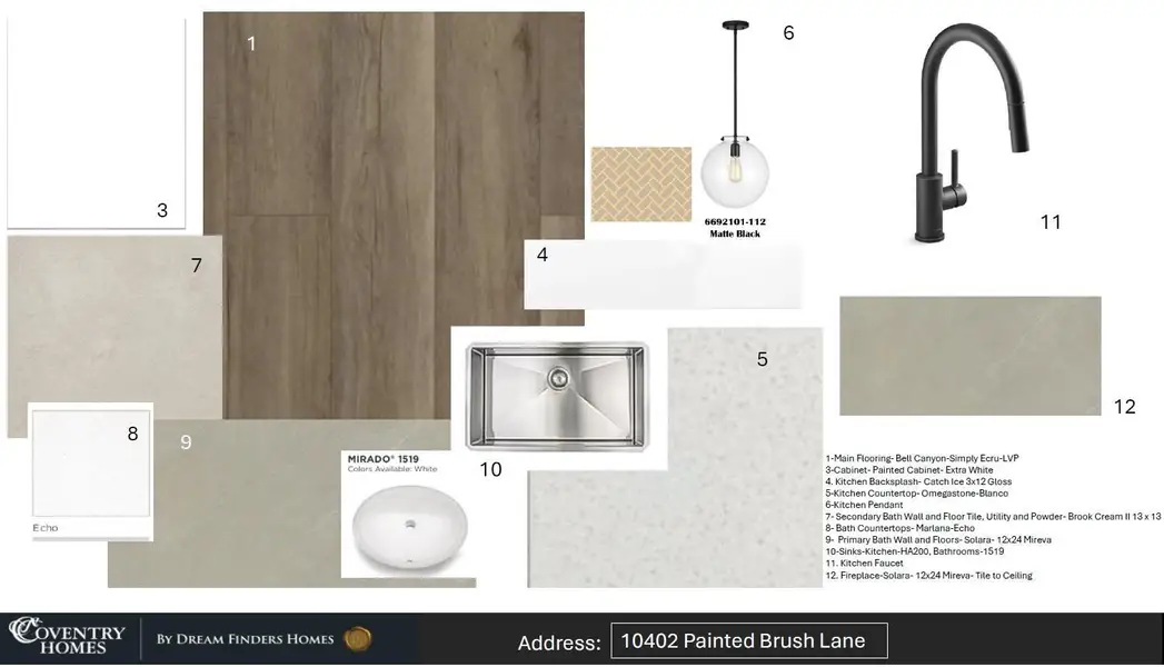 Sample of building materials used in homes in Chambers Creek, Willis (Image 3).