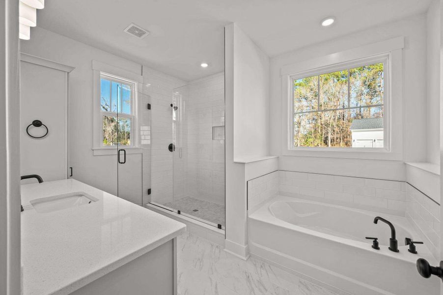 Furnished interior view inside a new home in , Reevesville (Image 5).