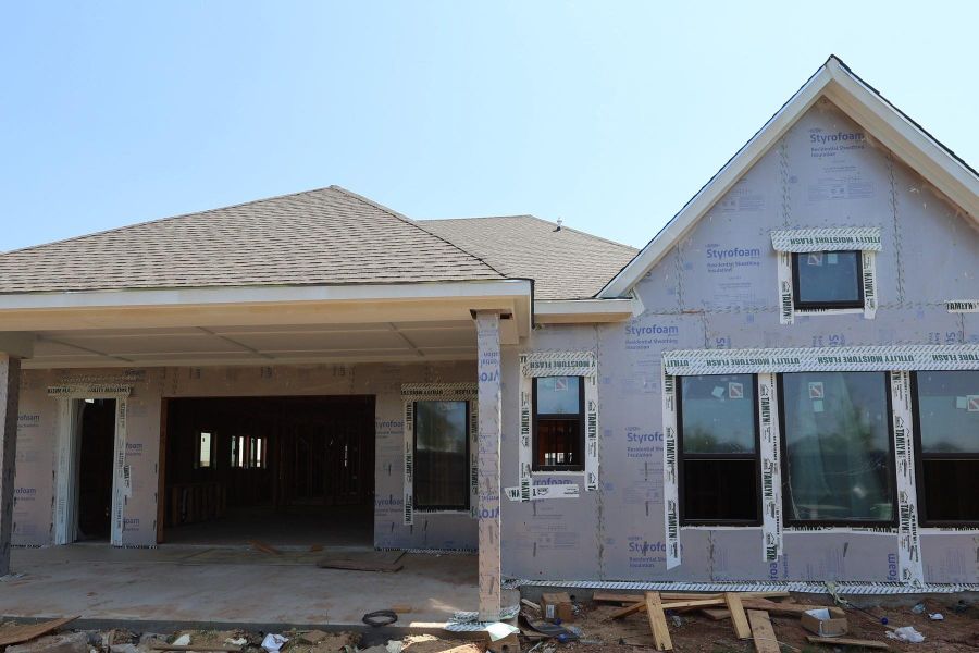 In-progress construction of a new home in Harvest Green - Parkview Collection, Richmond, TX (Image 5).
