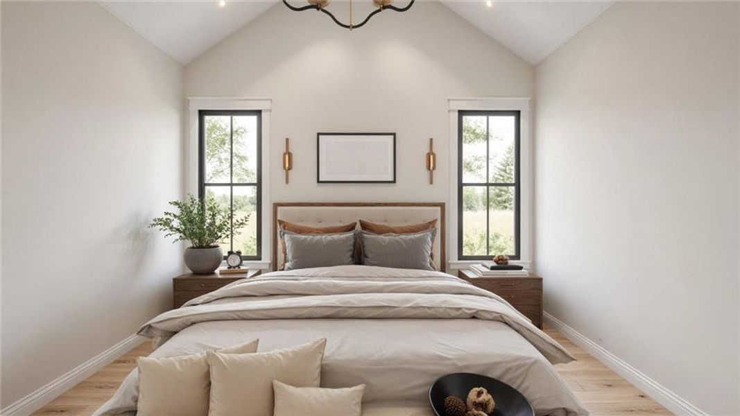 Furnished interior view inside a new home in , Buchanan (Image 8).