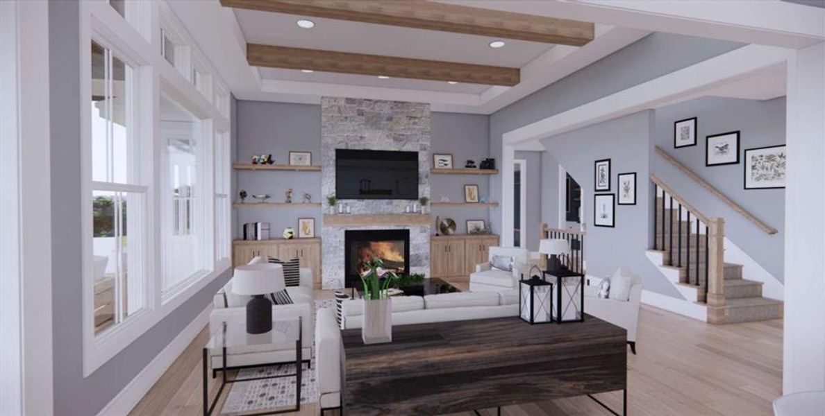 Furnished interior view inside a new home in , Carrollton (Image 13).