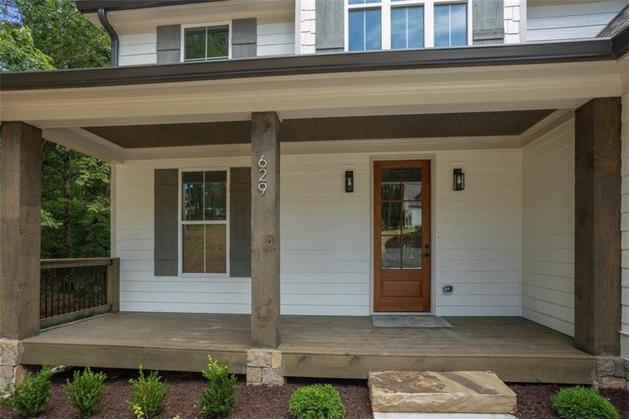 Exterior details and patio area of a home in , Canton (Image 33).