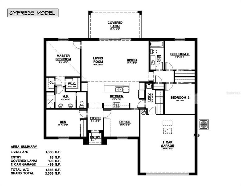 2D floor plan layout of this home in , North Port, FL (Image 3).