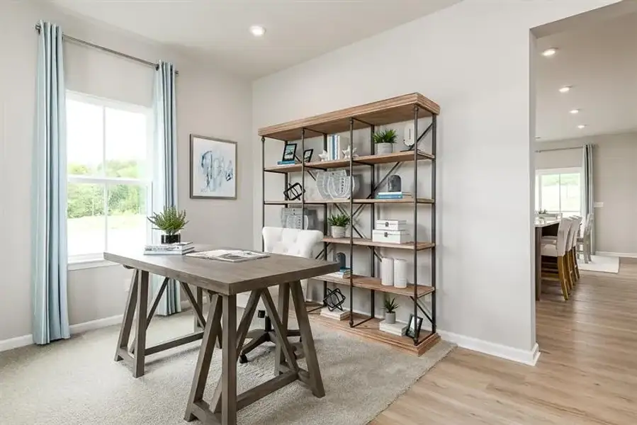 Representative furnished interior of a home built from the Ballenger by Ryan Homes in Three Rivers, Murfreesboro (Image 12).