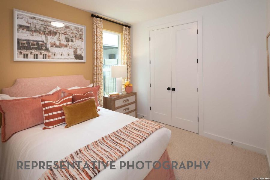 Furnished interior view inside a new home in Prominence, San Antonio (Image 26).
