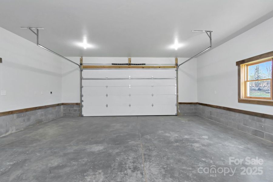 Attached Two Car Garage