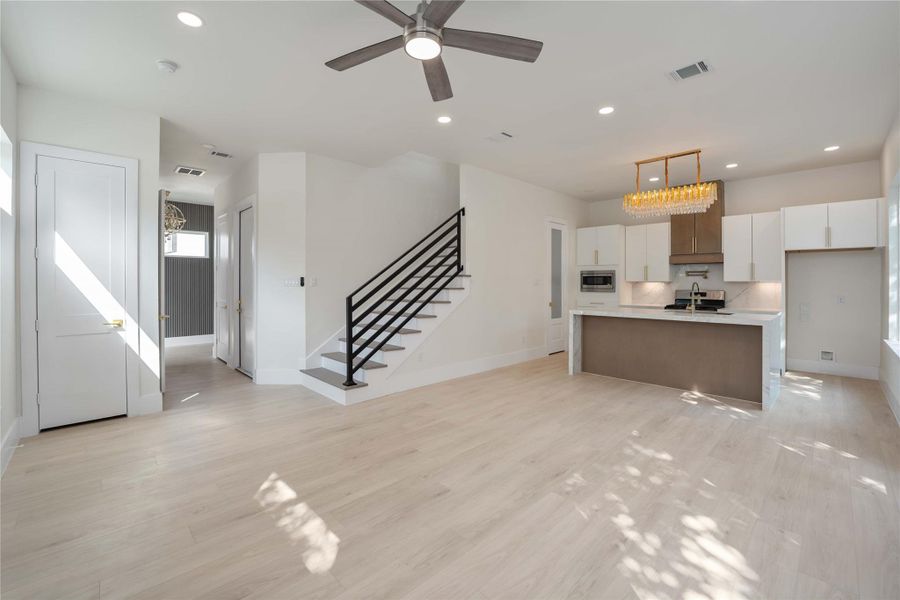 Spacious, unfurnished interior of a new home in , Houston (Image 9). Spacious, unfurnished interior of a new home in , Houston (Image 9).