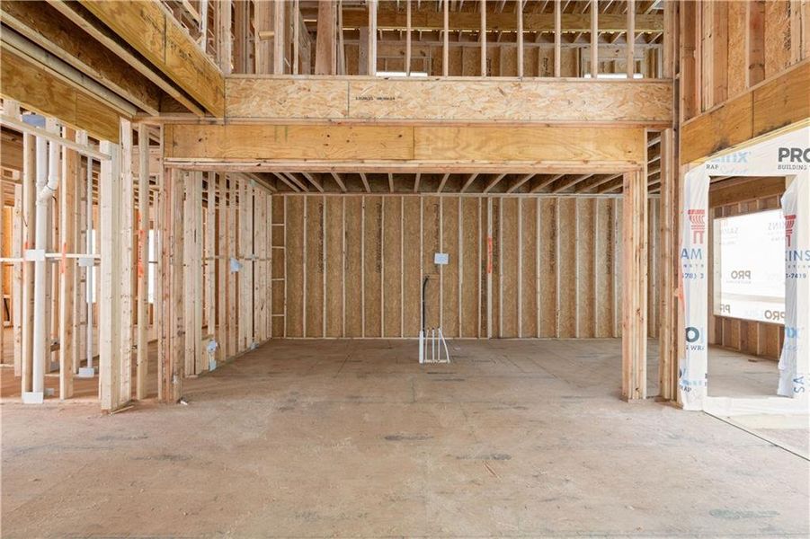 In-progress construction of a new home in , Fairburn, GA (Image 46).