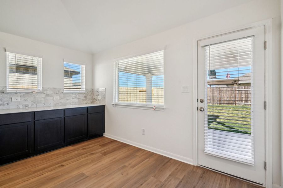 Furnished interior view inside a new home in Village at Three Oaks, Seguin (Image 11).