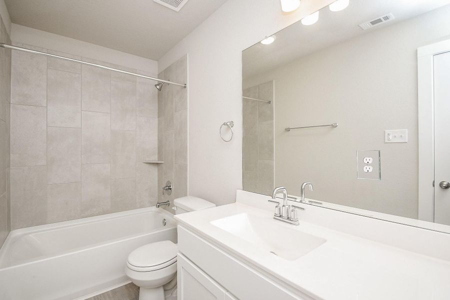 Furnished interior view inside a new home in Marvida, Cypress (Image 9).