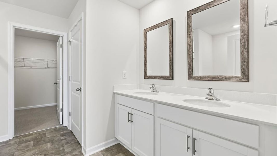 Furnished interior view inside a new home in Durbin Meadows Traditions, Fountain Inn (Image 12).
