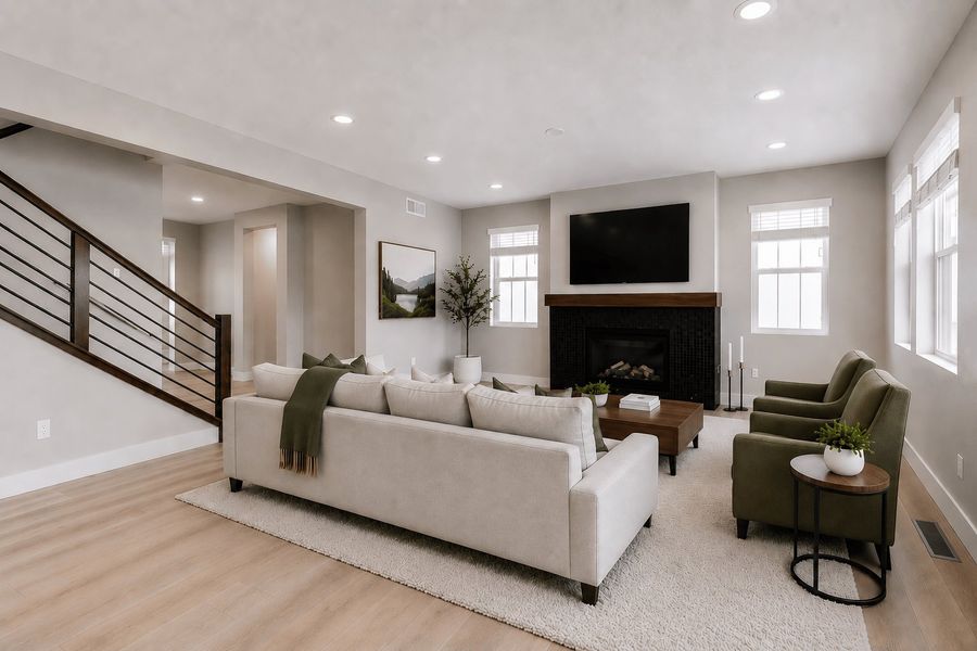 Furnished interior view inside a new home in Barefoot, Firestone (Image 5).