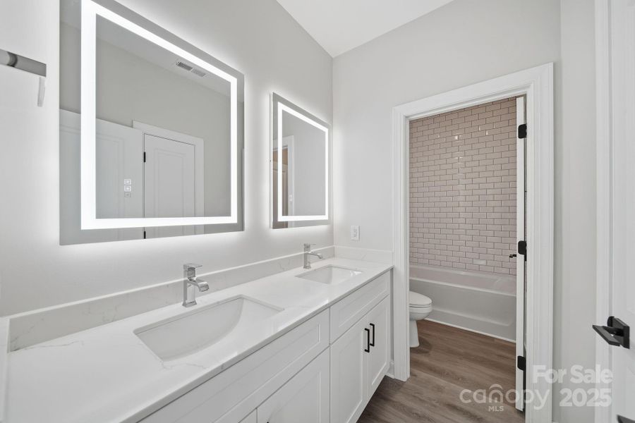 Furnished interior view inside a new home in , Charlotte (Image 19).