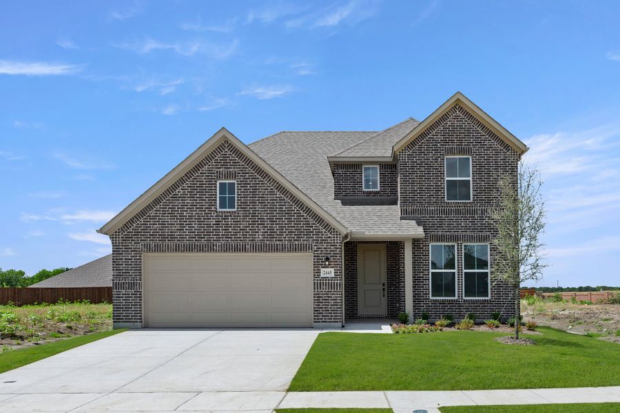 Representative exterior photo of a completed home built from the Freedom by Rockwell Homes in Walden Pond, Forney, TX (Image 25). Representative exterior photo of a completed home built from the Freedom by Rockwell Homes in Walden Pond, Forney, TX (Image 25).