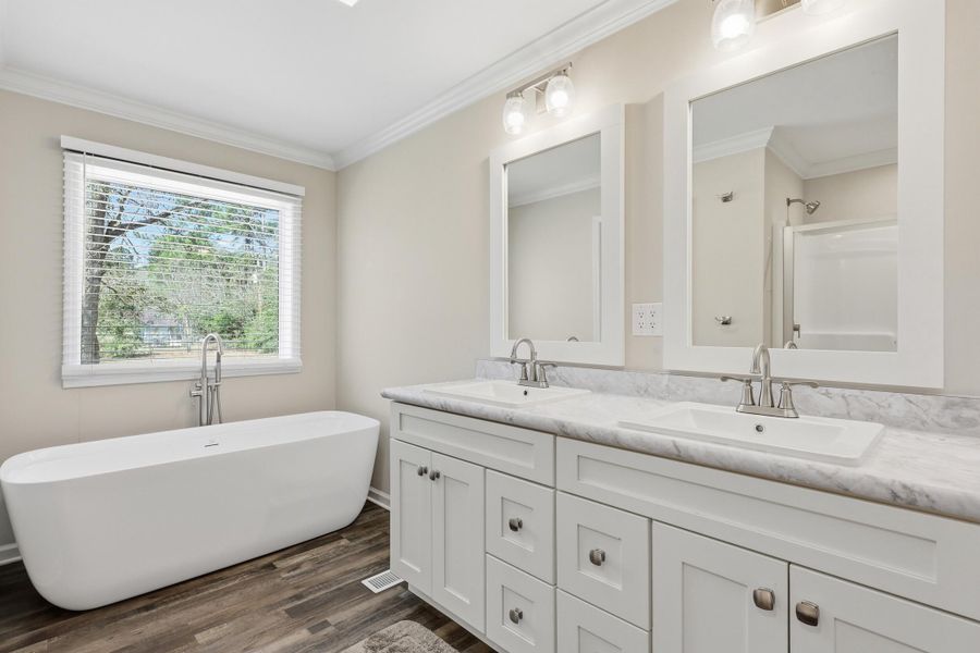 Furnished interior view inside a new home in , Walterboro (Image 25).