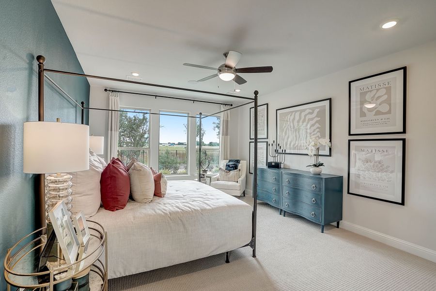 Furnished interior view inside a new home in Cross Creek Meadows, Celina (Image 6).