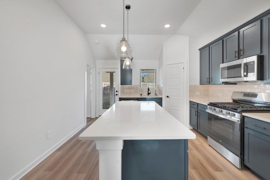 Furnished interior view inside a new home in Lone Star Landing, Montgomery (Image 11).