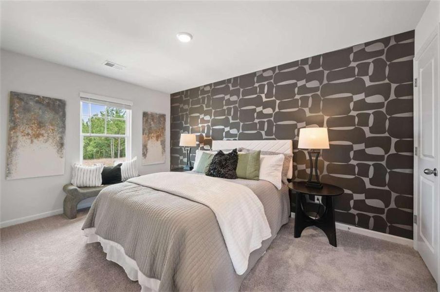 Furnished interior view inside a new home in Walden Park – The Collection, Jonesboro (Image 26). Furnished interior view inside a new home in Walden Park – The Collection, Jonesboro (Image 26).