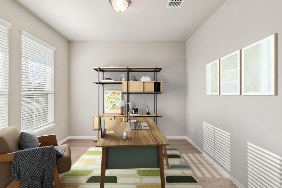Private home office