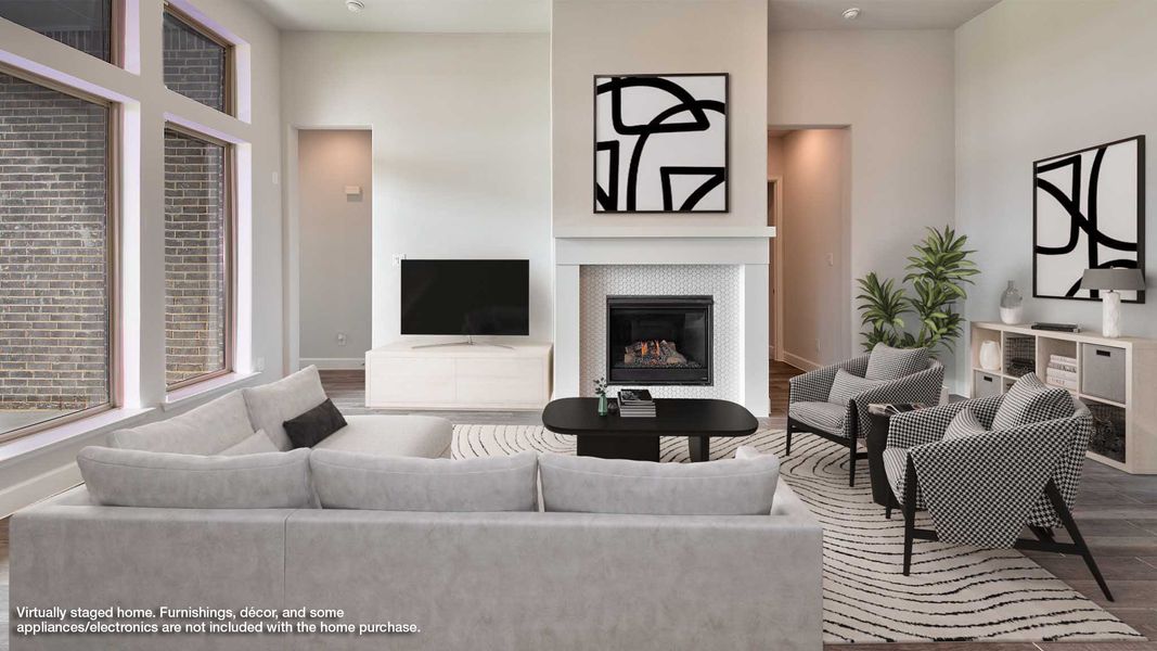 Furnished interior view inside a new home in Riceland, Mont Belvieu (Image 4).