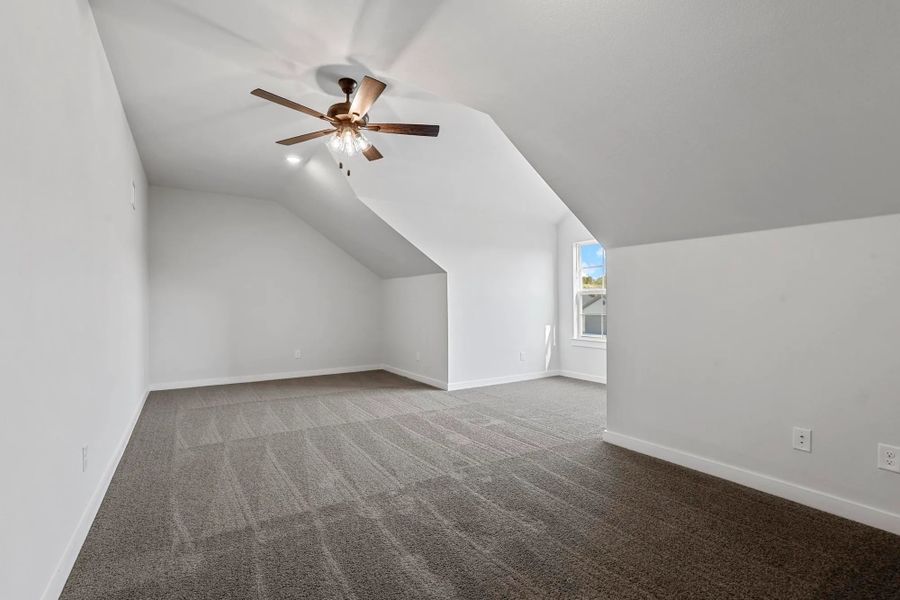 Representative unfurnished interior of a home built from the Garrison II by Cheldan Homes in Stoneview, Glen Rose (Image 70).