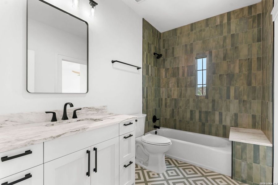 Furnished interior view inside a new home in , Terrell Hills (Image 25).