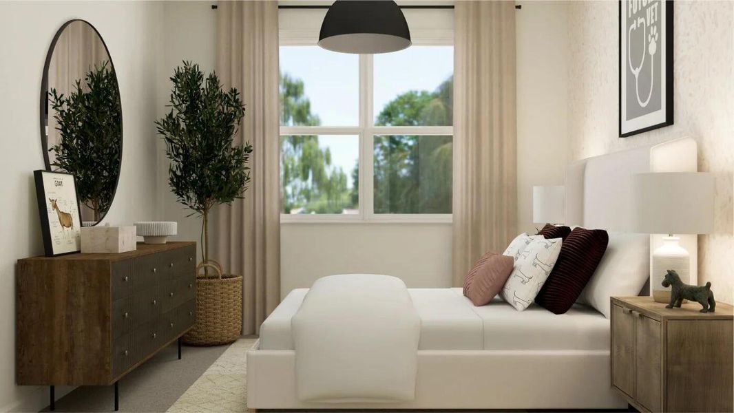 Furnished interior view inside a new home in Arden: The Providence Collection, Loxahatchee (Image 3).