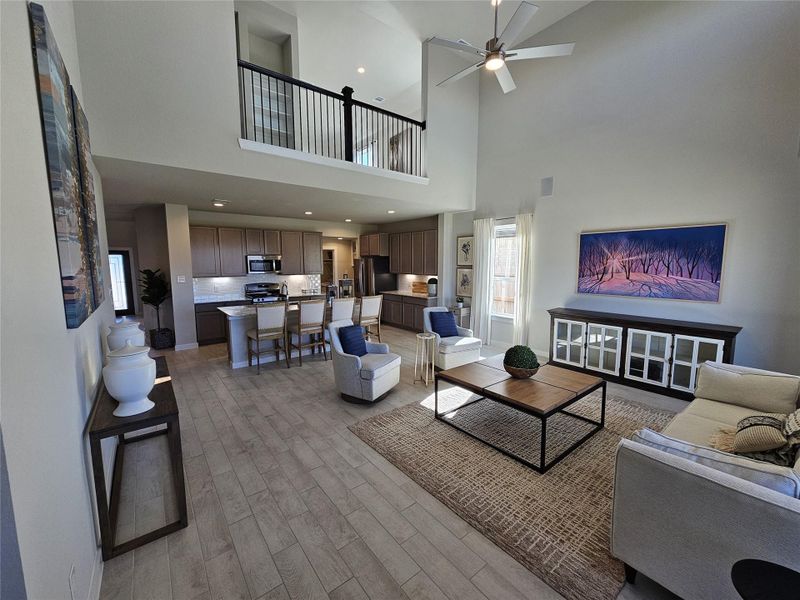 Furnished interior view inside a new home in Sunterra, Katy (Image 4). Furnished interior view inside a new home in Sunterra, Katy (Image 4).