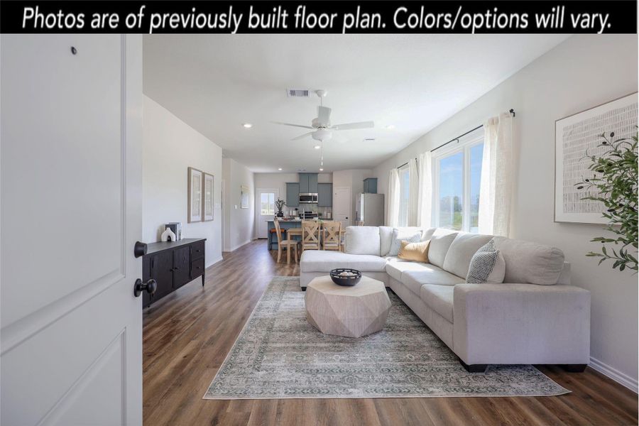 Furnished interior view inside a new home in The Enclave at Spring Branch, Montgomery (Image 8).