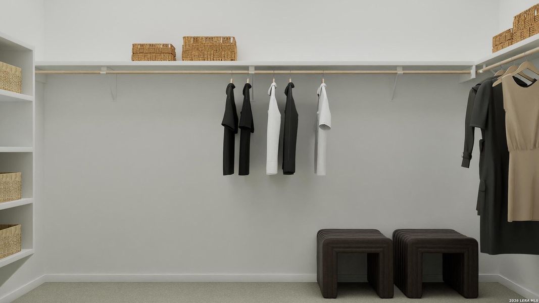 Furnished interior view inside a new home in Rose Valley, Converse (Image 15).