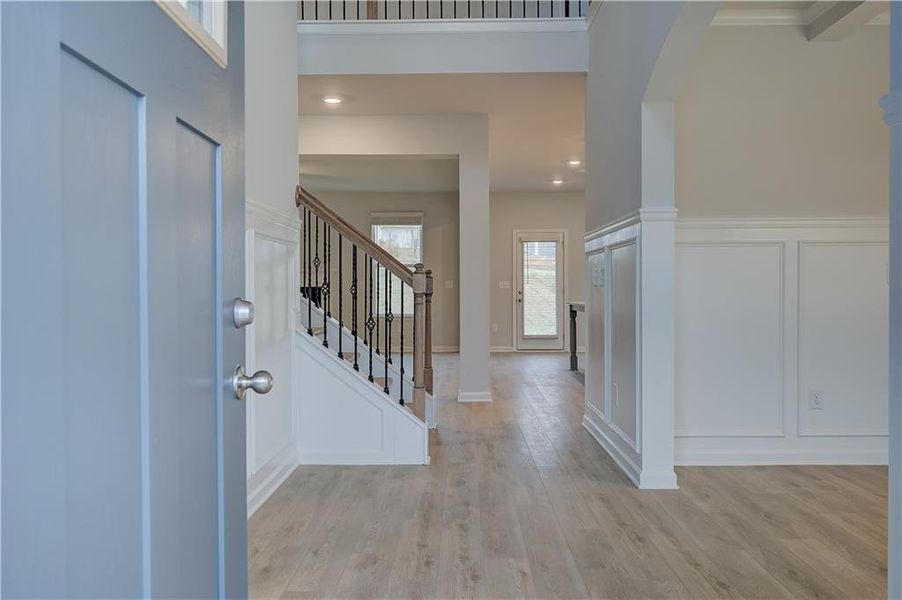 Spacious, unfurnished interior of a new home in Grandview at Millers Mill, Stockbridge (Image 10). Spacious, unfurnished interior of a new home in Grandview at Millers Mill, Stockbridge (Image 10).