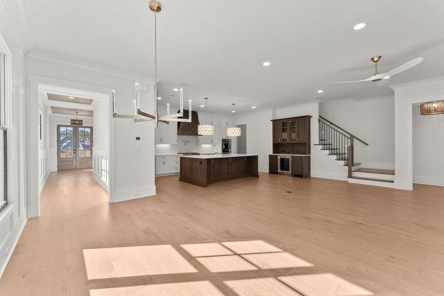 Spacious, unfurnished interior of a new home in The Cottages at Keeler Woods, Marietta (Image 11).