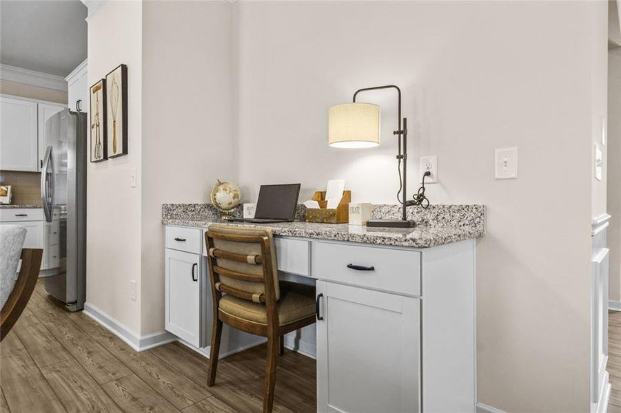 Furnished interior view inside a new home in Varnell Preserve, Dalton (Image 13).