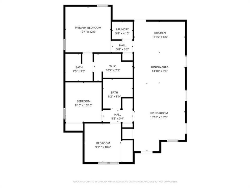 2D floor plan layout of this home in , Waco, TX (Image 4).