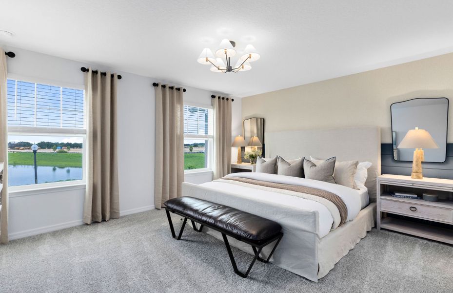 Furnished interior view inside a new home in Silverleaf Oaks, Winter Garden (Image 4).