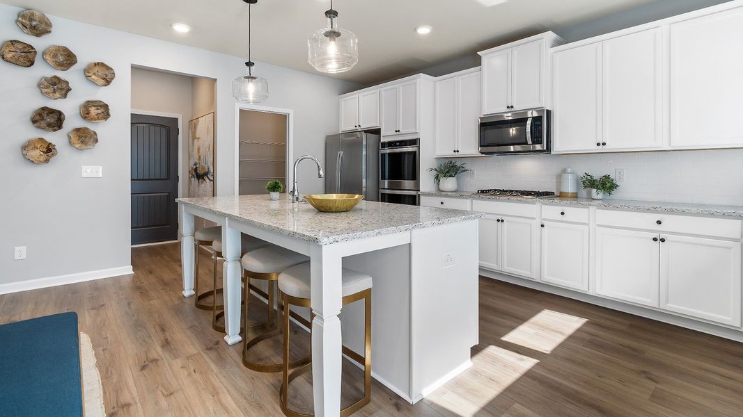 Furnished interior view inside a new home in Camp Creek Village, Atlanta (Image 16).