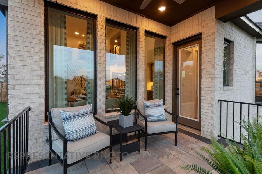 Furnished interior view inside a new home in Aster Park: 50ft. lots, McKinney (Image 19). Furnished interior view inside a new home in Aster Park: 50ft. lots, McKinney (Image 19).