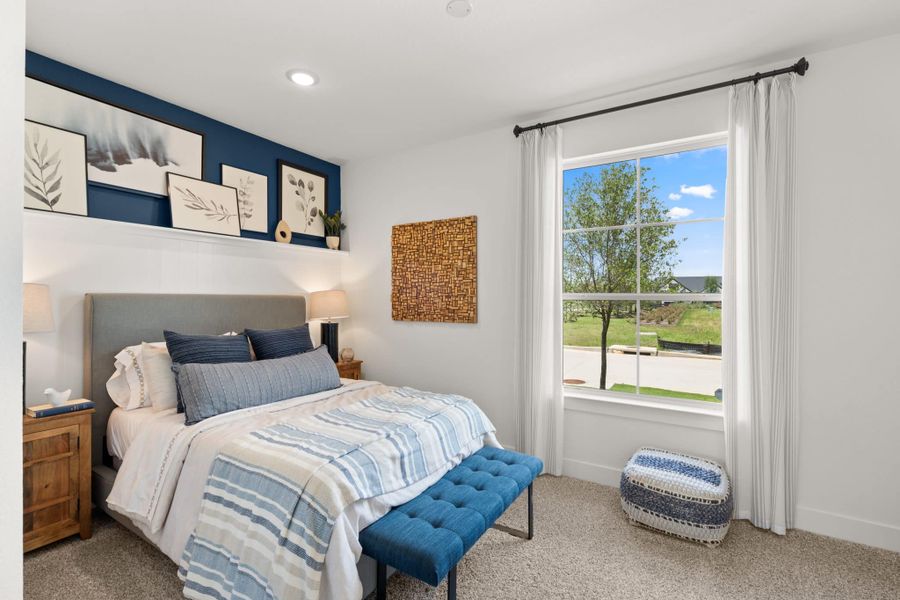 Furnished interior view inside a new home in Elyson, Katy (Image 14).