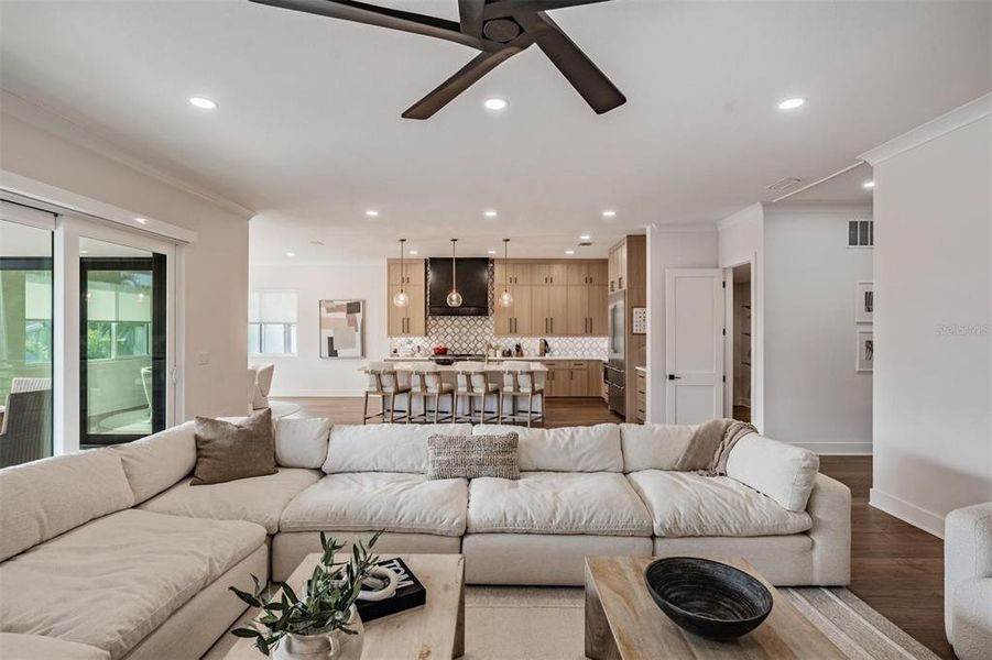 Furnished interior view inside a new home in , Tampa (Image 54).