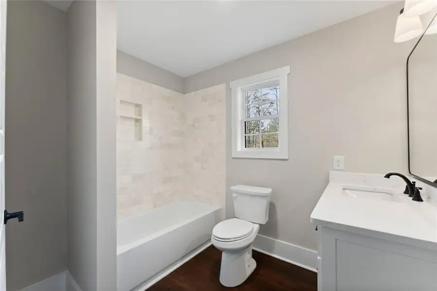 Furnished interior view inside a new home in , Sautee Nacoochee (Image 9).