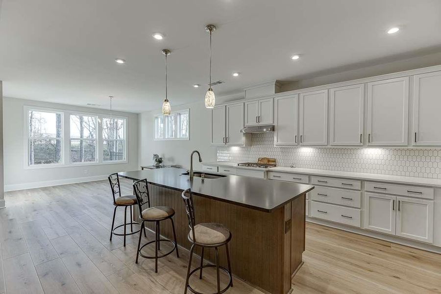 Furnished interior view inside a new home in , Hoschton (Image 10).