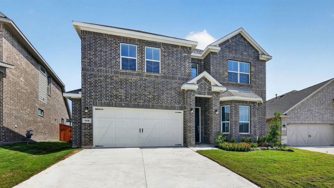 Representative exterior photo of a completed home built from the The Willow by D.R. Horton in Morningstar, Aledo, TX (Image 2). Representative exterior photo of a completed home built from the The Willow by D.R. Horton in Morningstar, Aledo, TX (Image 2).